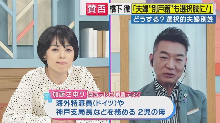 加藤デスクと橋下徹さん 関西テレビ「旬感LIVE とれたてっ!」
