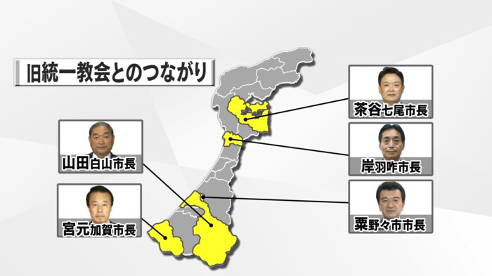 旧統一教会と関わりがあると答えた首長