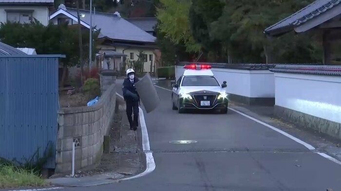 洋野町では県内初となる「緊急銃猟」によってクマが駆除　警察が現場を封鎖して対応