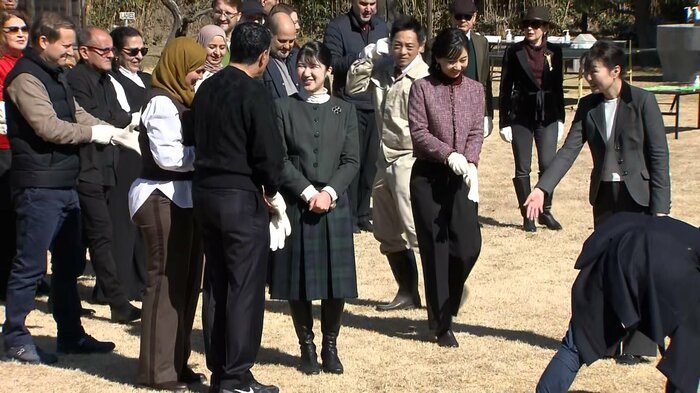 愛子さま初めての鴨場接待に 2025年2月