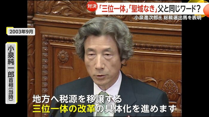 小泉純一郎首相(当時、2003年9月)