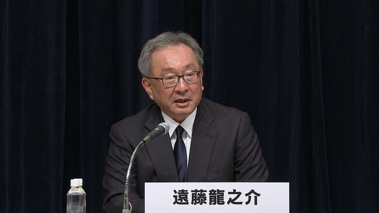 日枝氏含む全ての役員「責任取るべき」フジテレビ遠藤副会長が明言…現体制は「暫定的」で第三者委員会報告後メドに「それぞれの責任取るべき」【フジテレビ会見】｜FNNプライムオンライン