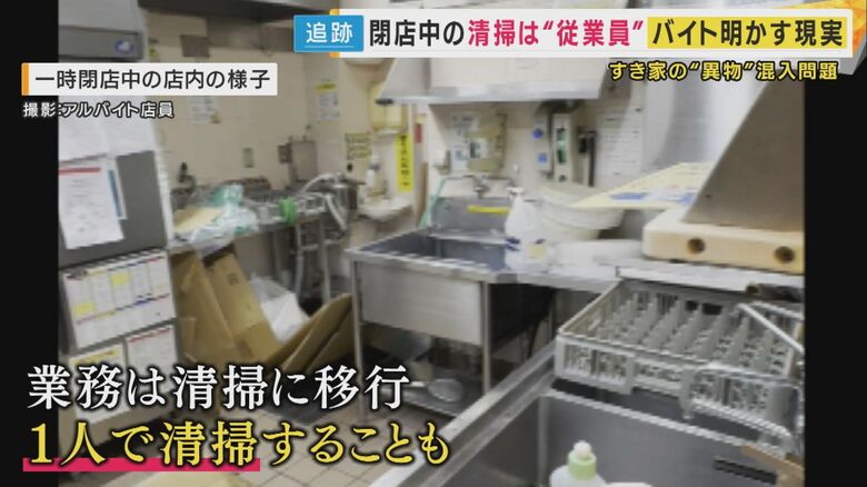 アルバイト店員が撮影した閉店中の店内