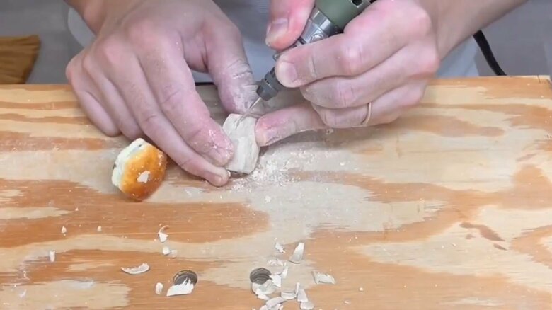 パイの実を再現した作品の制作工程8
