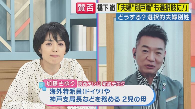 加藤デスクと橋下徹さん 関西テレビ「旬感LIVE とれたてっ！」