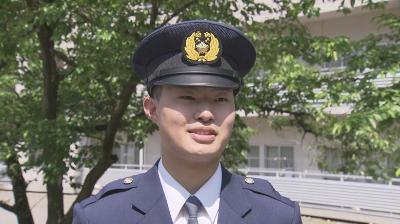 初任科（10月採用）・野澤将吾巡査（20）
