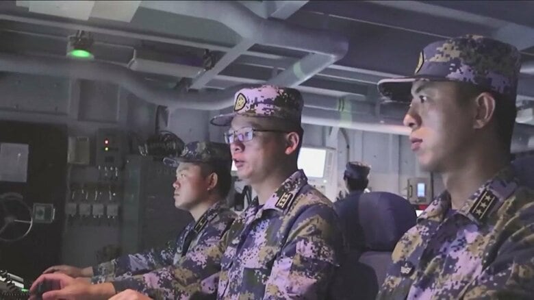 中国軍の演習（2022年8月）