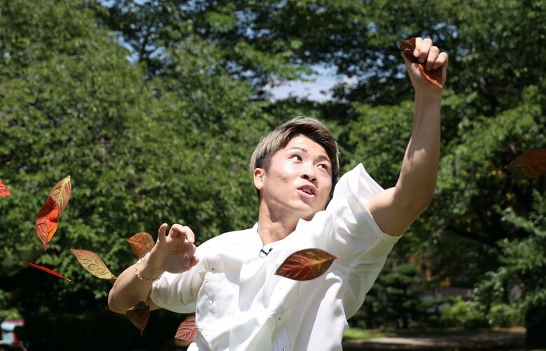 井上尚弥選手は最初は1枚もつかめず…