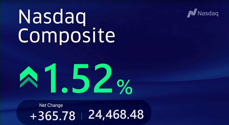 ナスダック総合指数は13営業日連続で上昇