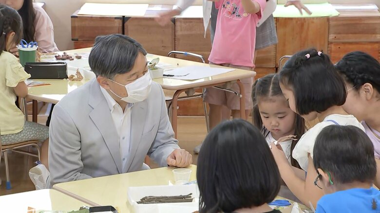子ども達と触れあわれた　5月21日