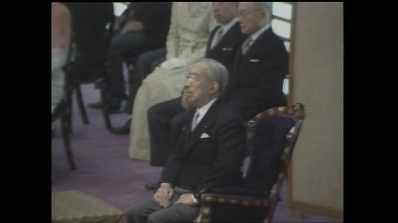 加冠の儀の昭和天皇