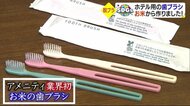“お米”から作った歯ブラシ 脱プラへ松前町の企業が開発 業界初の取り組みに全国からも注目【愛媛】
