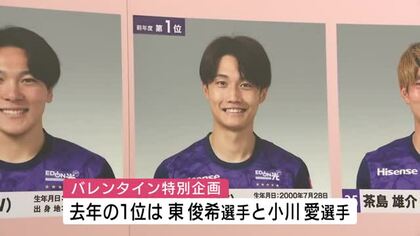 サンフレッチェ広島　大好きな選手にチョコレートを贈ろう！　デパートでバレンタイン特別企画