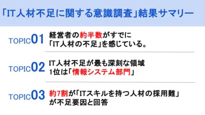 【IT人材危機のカウントダウン】2030年、最大79万人不足時代を変革する“スマートIT分業”
