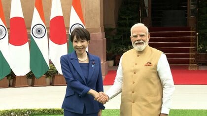 【速報】日印首脳会談が始まる　対中国で”認識一つ”に　高市総理とモディ首相