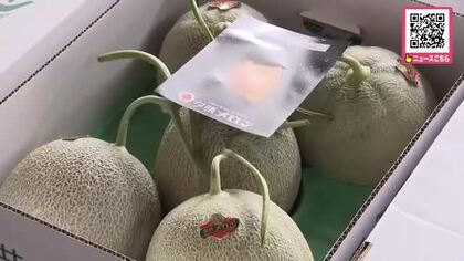 北海道の夏の味覚をＰＲ「おいしい！」甘い匂いに誘われた？夕張メロン祭りに500人以上_市場価格より2割安の直売所に行列_1200個を20分で完売_財政再建完了の夕張市を応援する声も〈北海道 夕張市〉