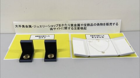 ミキモト・田中貴金属を装った“偽サイト”　被害相次ぐ　消費者庁が注意喚起