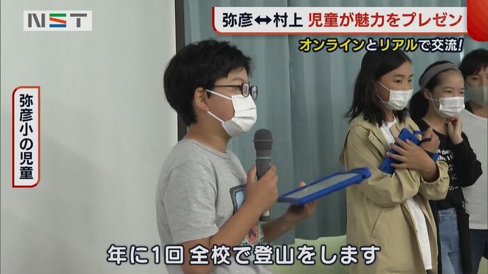 弥彦小学校の児童