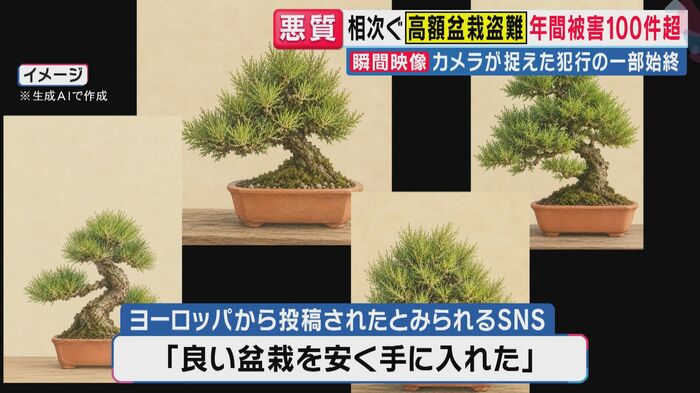 ヨーロッパから投稿されたとみられるSNS(関西テレビ「旬感LIVE とれたてっ!」より)