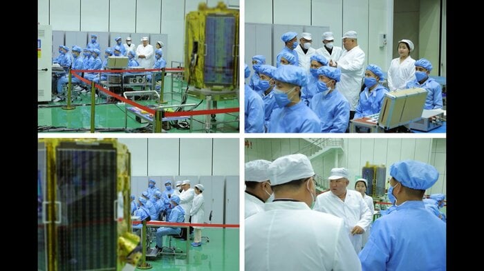 北朝鮮メディアが公開した「衛星」の写真 2023年5月