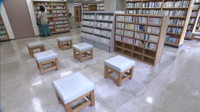 郡山中央図書館 イスを増やし休める環境を整える