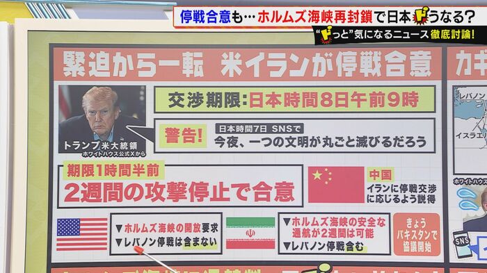 裏には中国の説得か