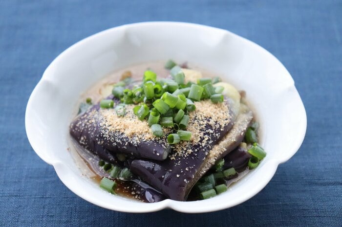 レンチン→冷凍→半解凍→冷たい煮浸し。たくさん冷凍しておきたくなる美味しさ