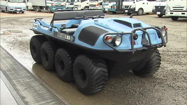 水陸両用車「ARGO」四国初導入! 災害時の救助活動に活躍期待【香川】