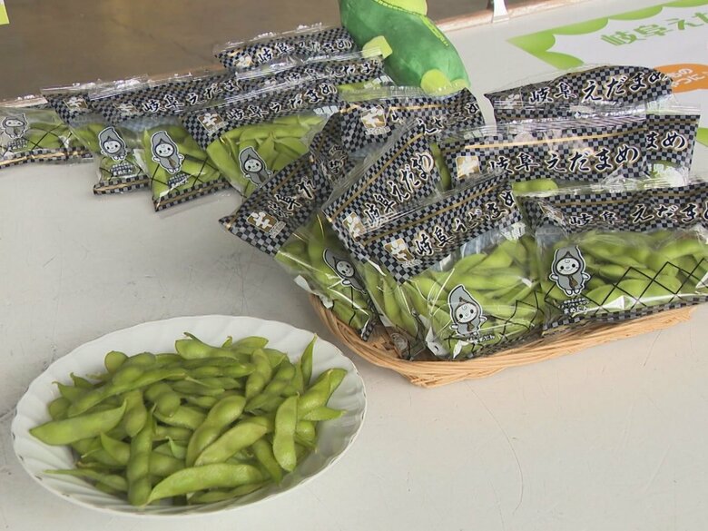 ビールのお供として夏に消費増…岐阜市特産のブランド枝豆『岐阜えだまめ』初出荷 11月中旬までに約700トン予定｜FNNプライムオンライン