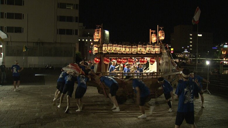 「かたくなに伝統を守る」長崎くんち榎津町「川船」子ども時代に担当した網打船頭を次はわが子が　伝えたい思いと引き継ぎたい技｜FNNプライムオンライン