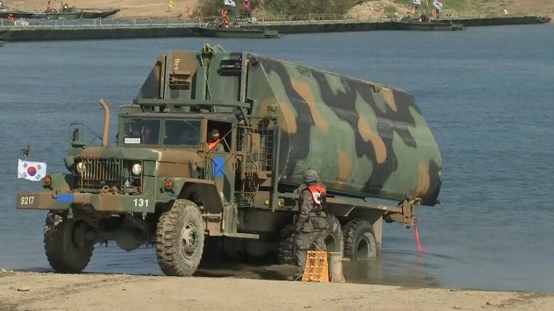 米韓合同訓練の様子を公開　北朝鮮の軍事的挑発続く中｜FNNプライムオンライン