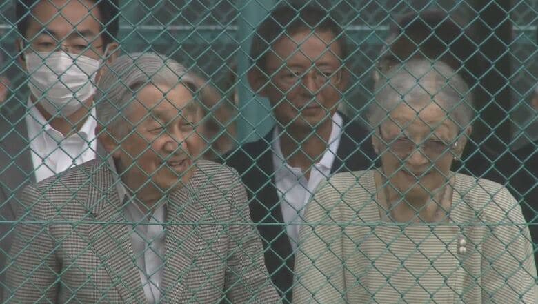 上皇ご夫妻が軽井沢の“思い出のテニスコート”を訪問　67年前の夏におふたりが初めて出会った場所｜FNNプライムオンライン
