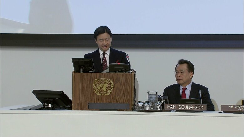 平成25年3月「第1回 国連 水と災害に関する特別会合」（アメリカ・ニューヨーク）