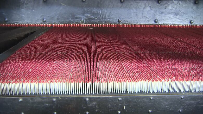 マッチの製造工場は全国に3カ所だけに