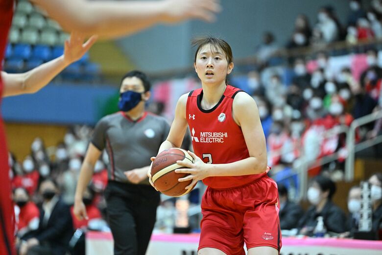 GAME2で14得点も活躍を見せた永井唯菜選手