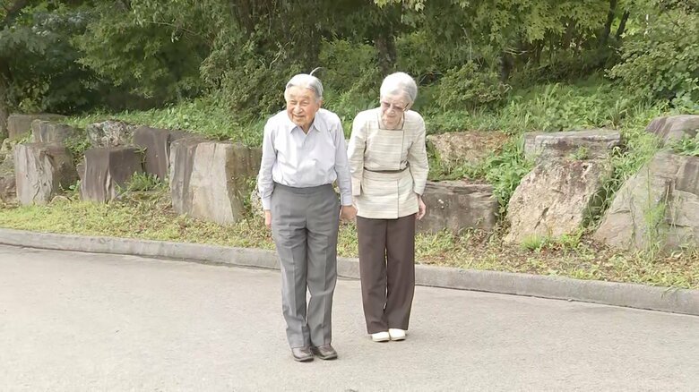 昭和天皇の御巡幸記念碑を訪問される　軽井沢・大日向地区