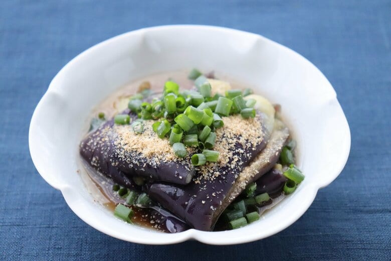レンチン→冷凍→半解凍→冷たい煮浸し。たくさん冷凍しておきたくなる美味しさ