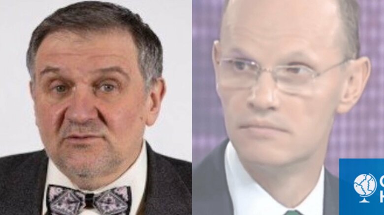 左：キーウ・モヒラ・アカデミー国立大学のオレクシー・ハラン教授
右：英王立国際問題研究所のアソシエートフェロー、ジョン・ラフ氏