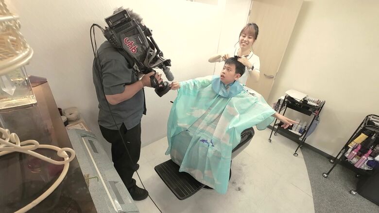 カメラが気になる悠くん