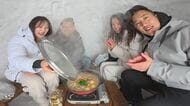 かまくらの中で“アツアツの鍋”　外国人観光客に人気「レストランかまくら村」　長野・飯山市にオープン　3月1日まで営業