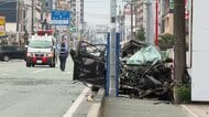 車とトラックが衝突　5人搬送、男性1人が意識不明　車が信号無視したとの目撃情報も　福岡・久留米市