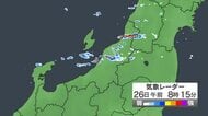【新潟の天気】大気の状態非常に不安定…27日夜にかけ雷伴った激しい雨予想　中越・下越は低地の浸水などに注意を