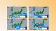台風24号と秋雨前線で「滝のような雨」　5日（土）は九州南部　6日（日）は東海・関東にエリア拡大で夜にピーク　7日（月）は関東で警報級の大雨
