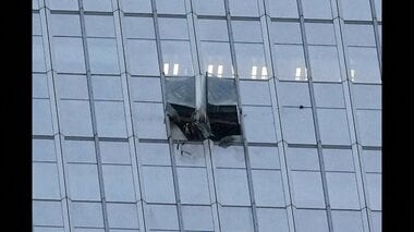 北京中心部の108階建て高層ビルに小型機衝突か　SNS画像など削除　現地当局の発表なし