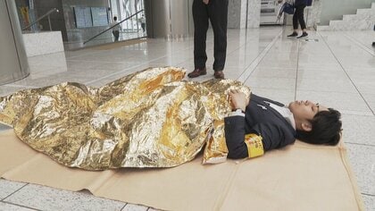「帰宅困難者」課題と対策　千葉豪雨で想定の2倍超　床に毛布とアルミブランケット　体温維持にタオルが有効