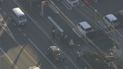 【速報】乗用車が女子高校生の列に突っ込み8人けが…うち2人は骨折　縁石乗り上げ突っ込む　茨城・日立市