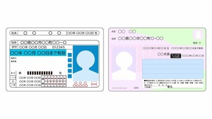 裸　運転免許証 マイナ免許証】来年3月24日開始へ マイナカードと運転免許証
