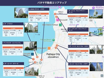 日本人にも人気!【2025年最新版】パタヤ不動産エリアマップ