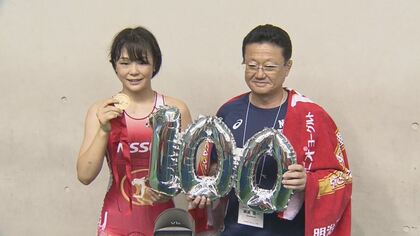 「無敗でパリ五輪で金を」女子レスリング公式戦で100連勝　藤波朱理が父と挑む…吉田沙保里を生んだ三重出身