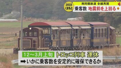 熊本地震から7年】全線開通で賑わいを取り戻した南阿蘇鉄道、教訓を